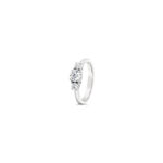9ct White Gold 3 stone ring_0