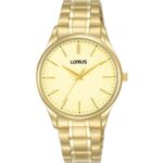 Gold Analogue Watch 50m_0