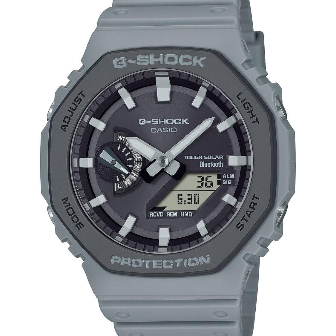 G-Shock Grey Duo Watch Tough Solar and Bluetooth 200m Water Resistance_0