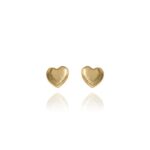 Evolve Gold Plated Mini Heart Studs_0