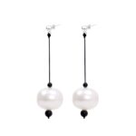 Sterling Silver Pearl Earrings_0