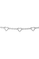 Jagged Heart Bracelet Silver_0