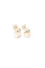Mini Love Chain Earrings Gold Plated_0