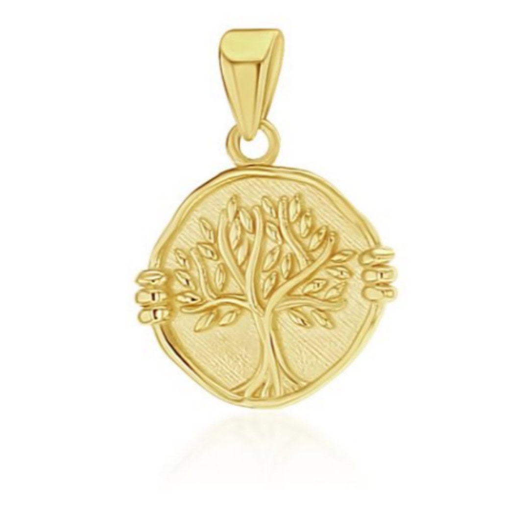 9ct Yellow Gold Tree of Life Pendant_0