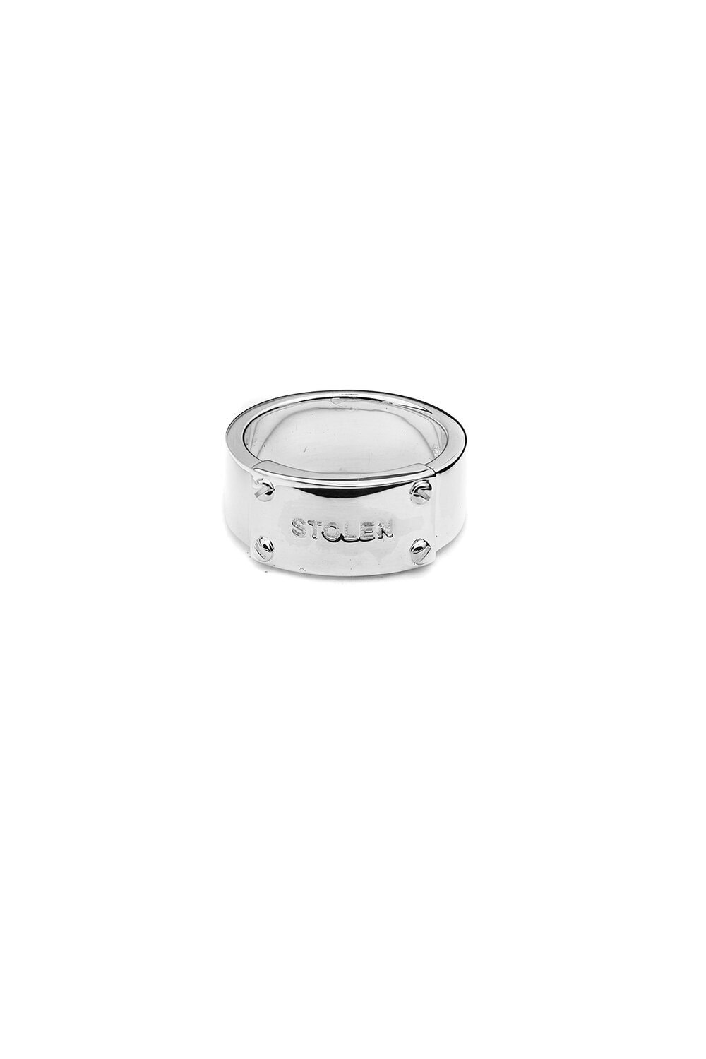 Bold Band Ring Wide Silver_0