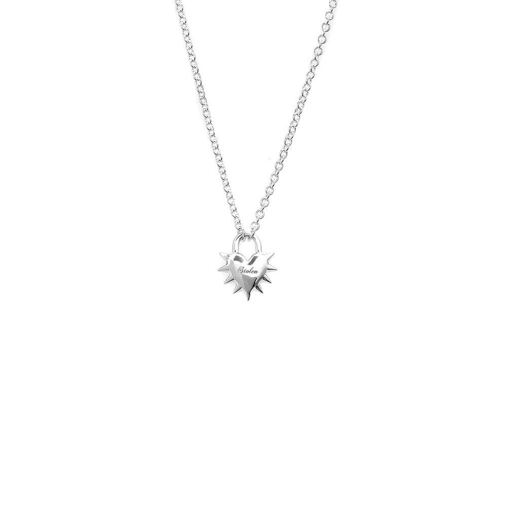 Love Locket Necklace Silver_0