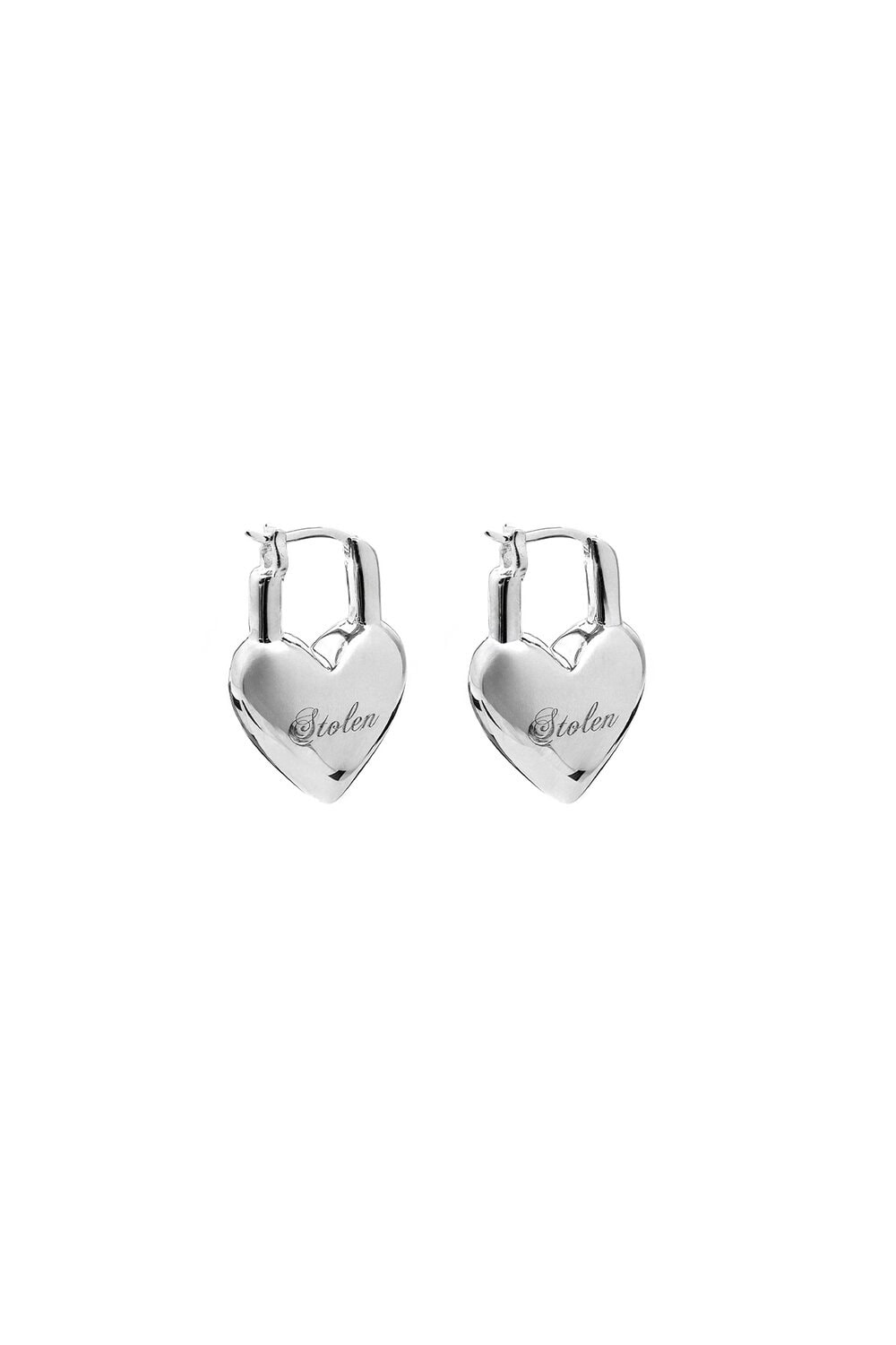 Love Locket Earrings Silver_0