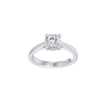 9ct White Gold Lab Grown Diamond Solitaire Ring 1.0ct_0