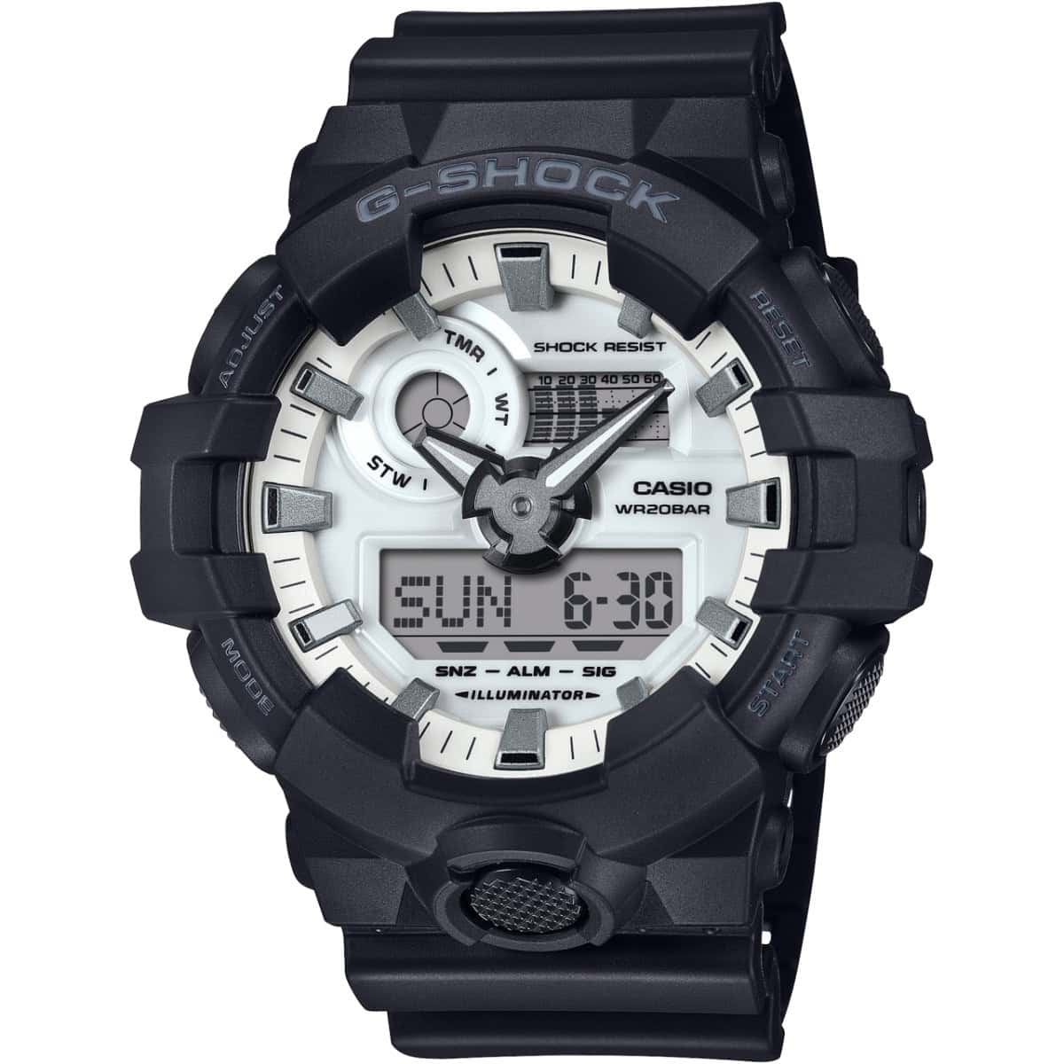G-Shock Duo Black and White Watch 200m_0