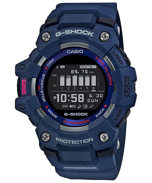 G-Shock Blue Distance Data Watch 200m_0