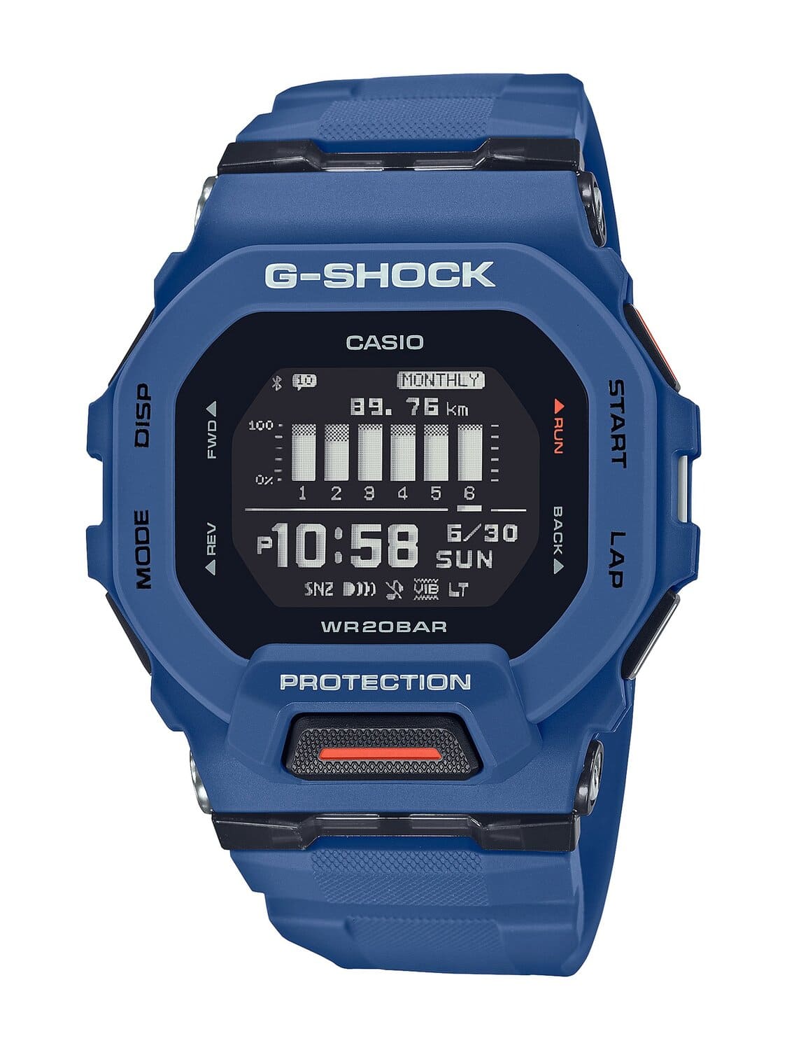 G-Shock Blue Digital Distance Data Watch_0