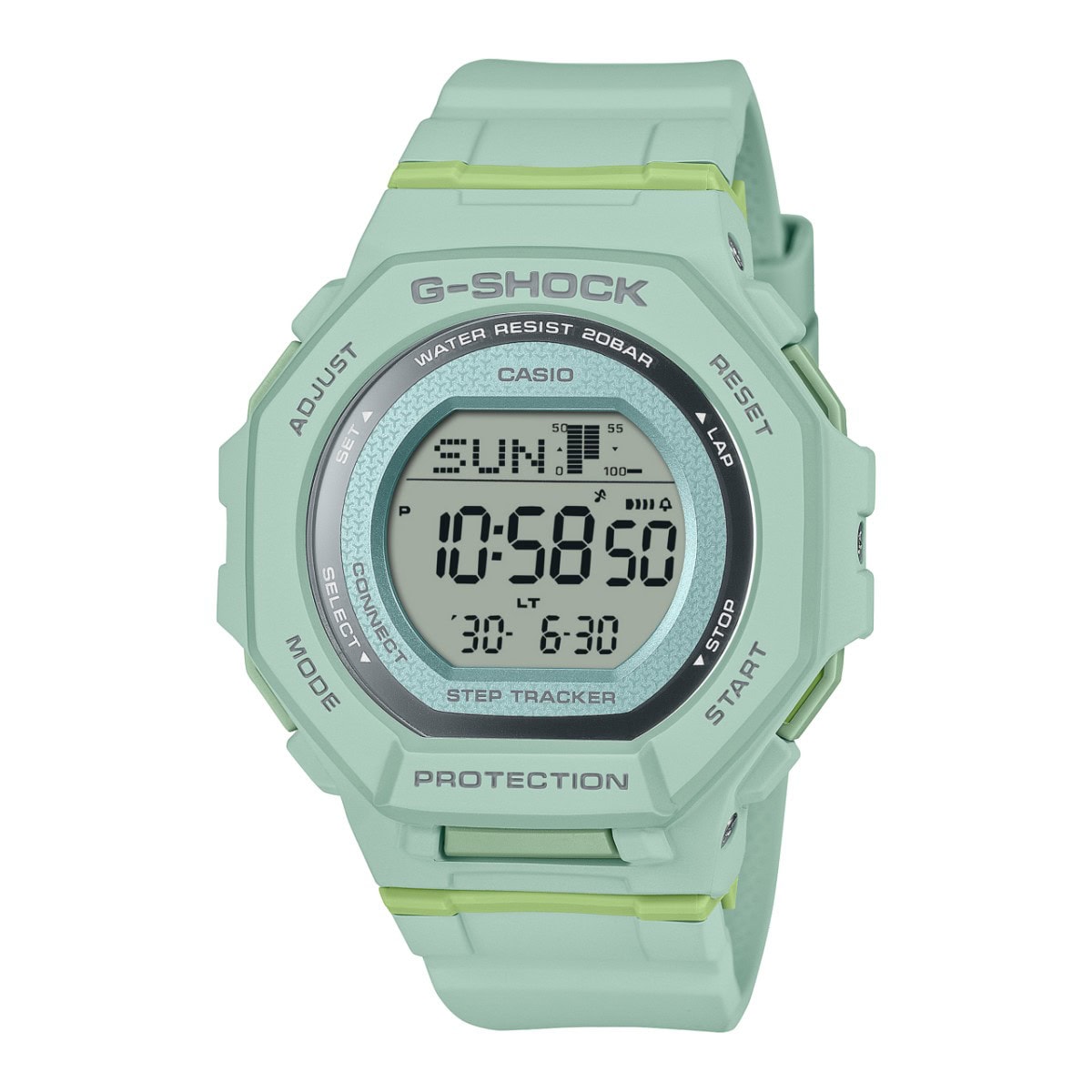 G-Shock Mid Size Green Digital Watch 200m_0