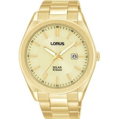 Lours Gents Gold Solar Watch 100mtr WR_0