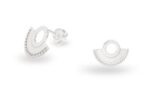 Silver Crescent Studs_0