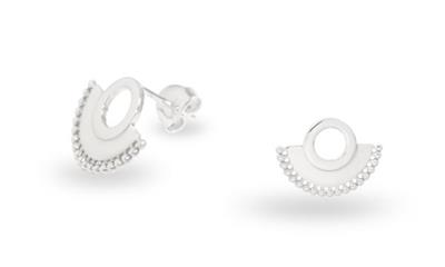 Silver Crescent Studs_0