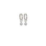 Evolve June Silver Pearl Huggies_0