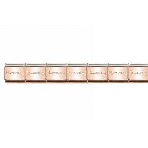 Nomination steel with Rose Gold composable bracelet._0