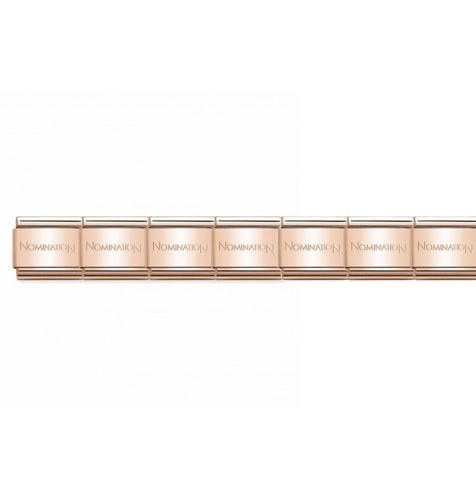 Nomination steel with Rose Gold composable bracelet._0