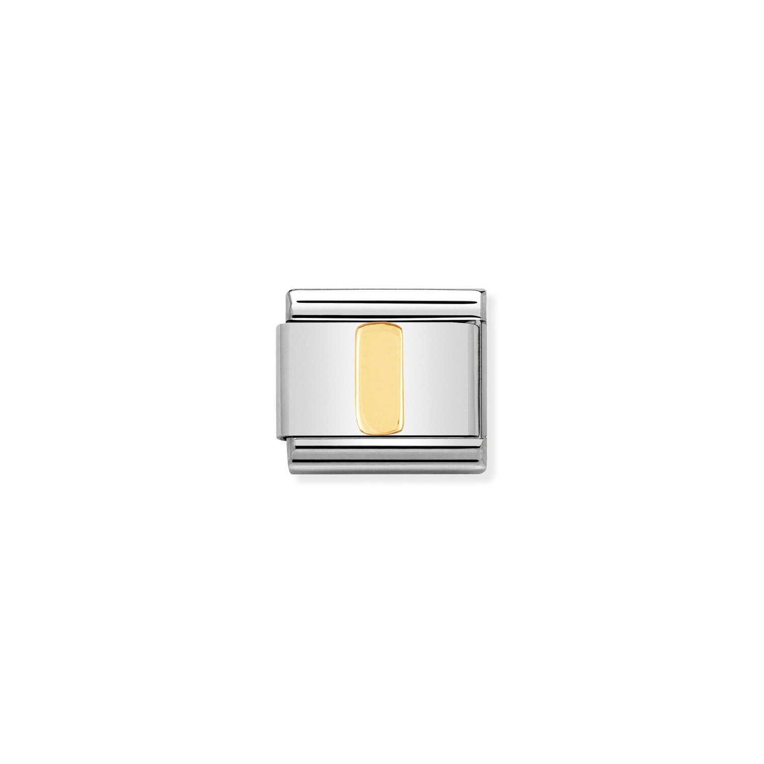 Nomination letter I charm, with 18ct Yg._0