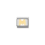 Nomination letter M charm, with 18ct YG._0