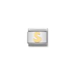 Nominnation letter S charm, with 18ct YG._0