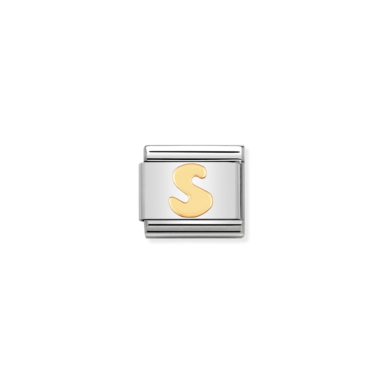 Nominnation letter S charm, with 18ct YG._0