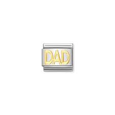Nomination Dad charm s/steel and 18ct_0