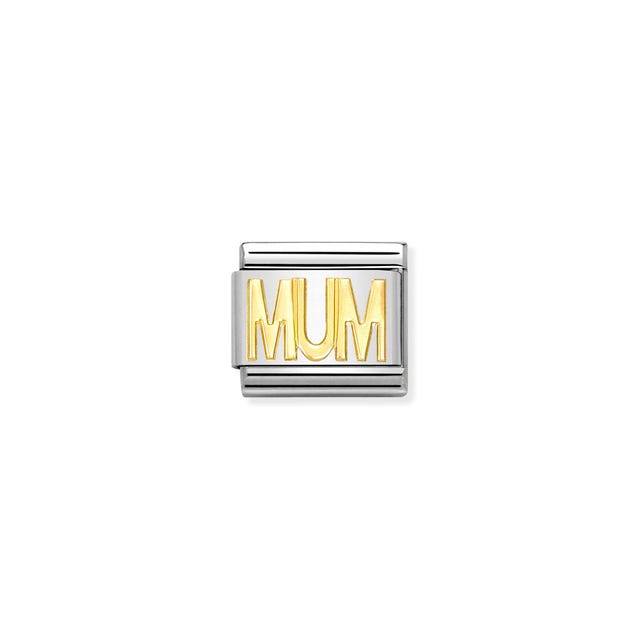 Nomination Mum charm s/steel and 18ct_0
