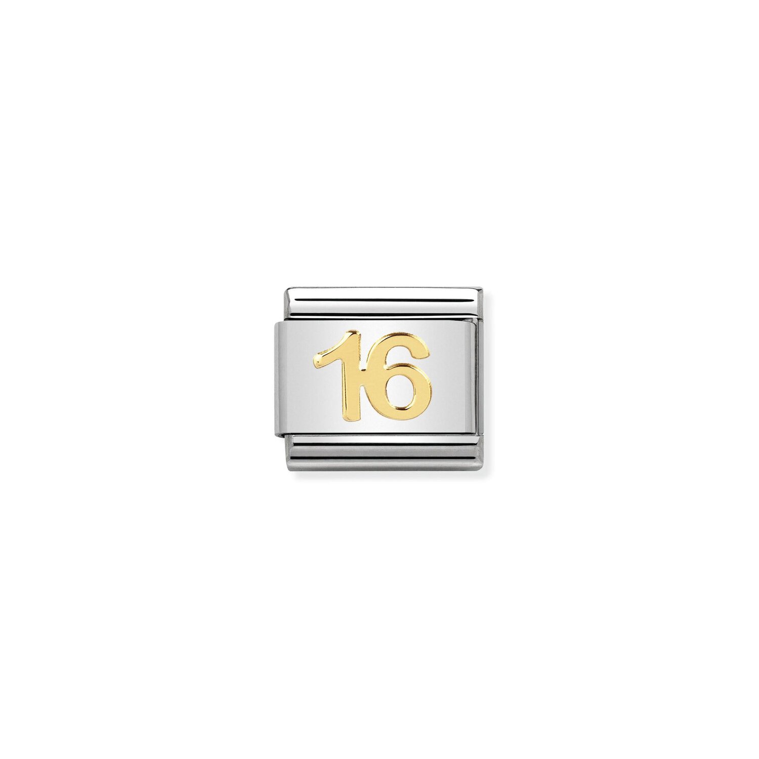 Nomination 16 Charm S/Steel and 18ct_0