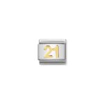 Nomination 21 Charm S/Steel and 18ct_0