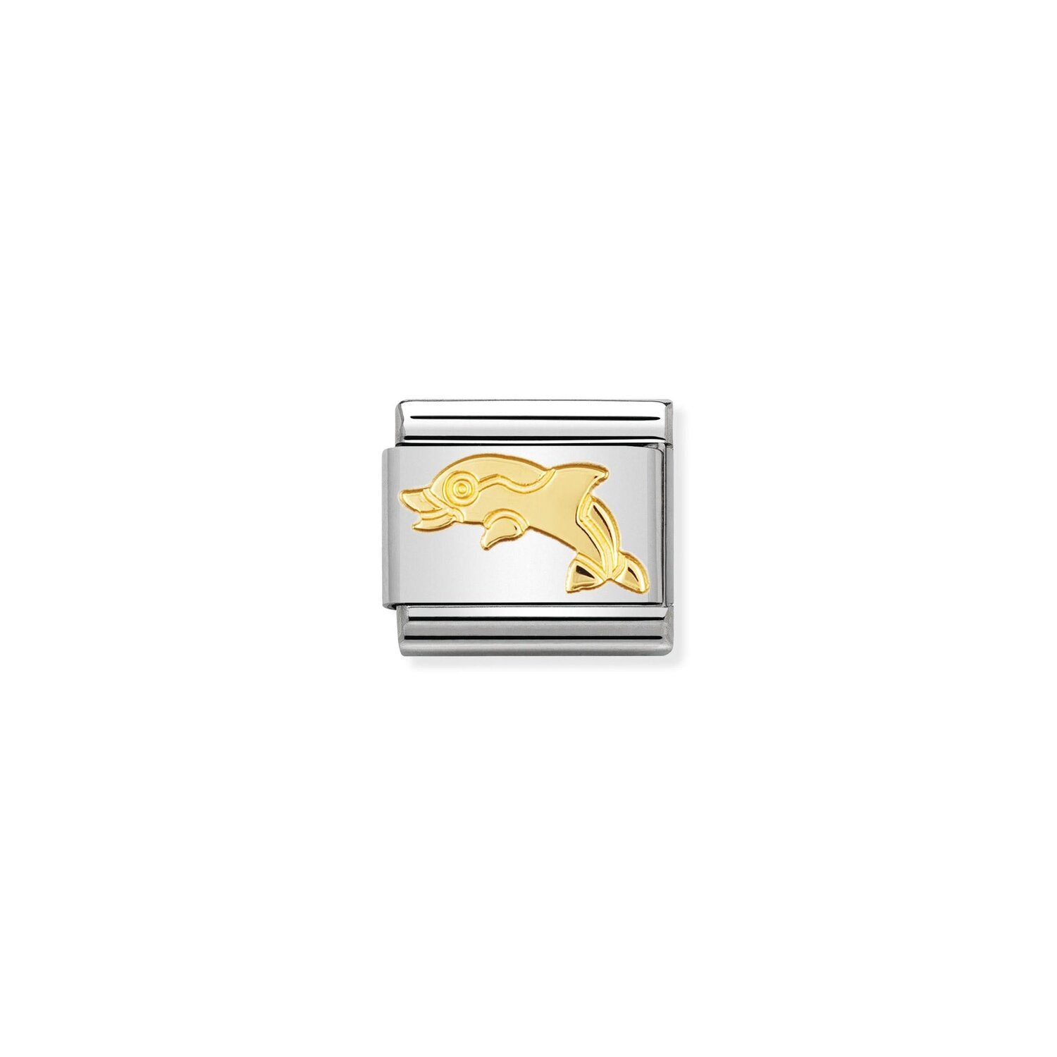 Nomination Dolphin Charm S/Steel and 18ct_0