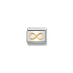 Nomination Infinity Charm S/Steel and 18ct_0