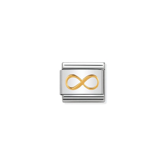 Nomination Infinity Charm S/Steel and 18ct_0