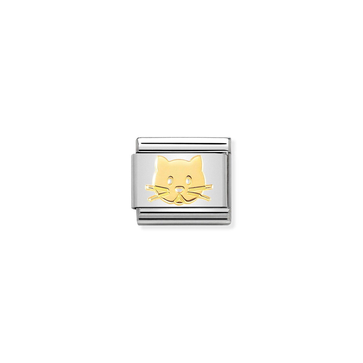 Nomination Cat Snout Charm S/Steel and 18ct_0