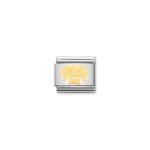 Nomination Labrador Charm S/Steel and 18ct_0
