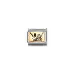 Nomination Friends At Concert Charm S/Steel and 18ct_0