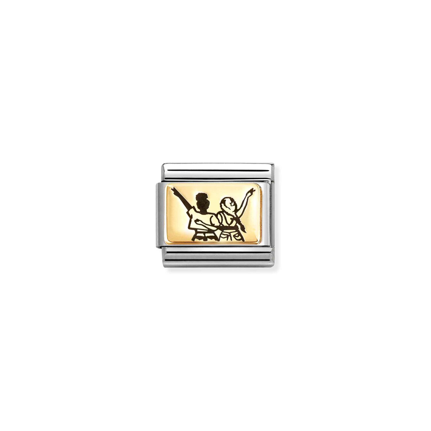 Nomination Friends At Concert Charm S/Steel and 18ct_0