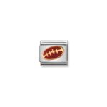 Nomination American Football Charm S/Steel and 18ct_0