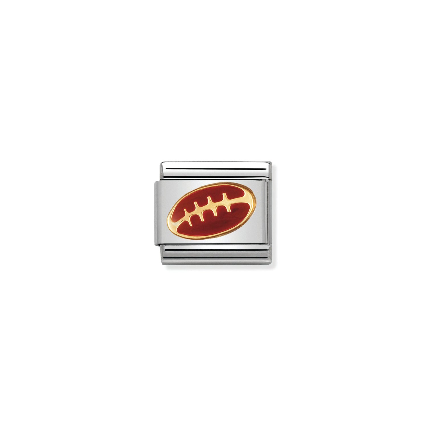 Nomination American Football Charm S/Steel and 18ct_0
