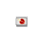 Nomination Red and Balck Ladybird Charm S/Steel and 18ct_0