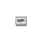 Nomination Sister Heart Charm S/Steel and Silver_0
