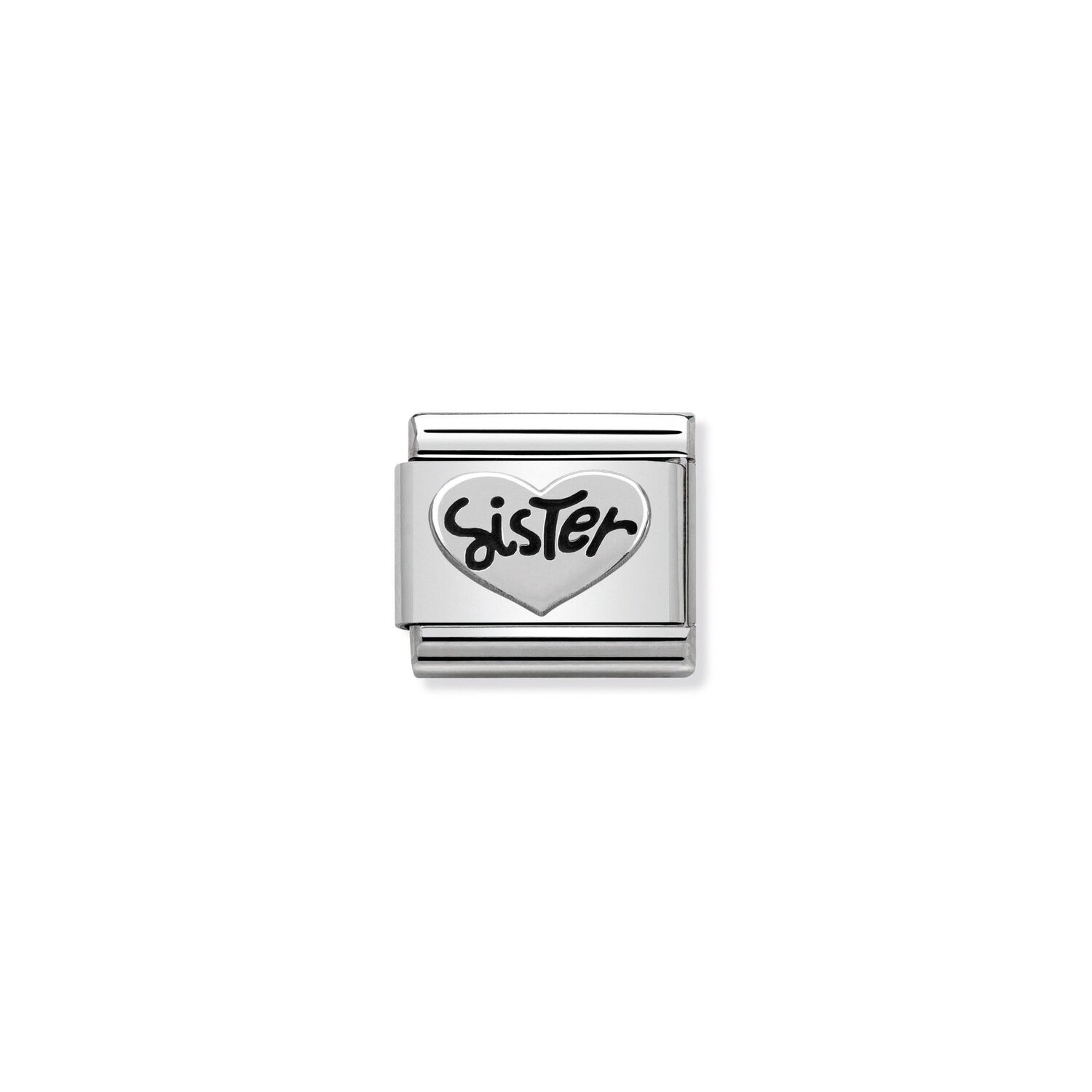Nomination Sister Heart Charm S/Steel and Silver_0
