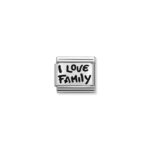 Nomination I Love Family Charm S/Steel and Silver_0