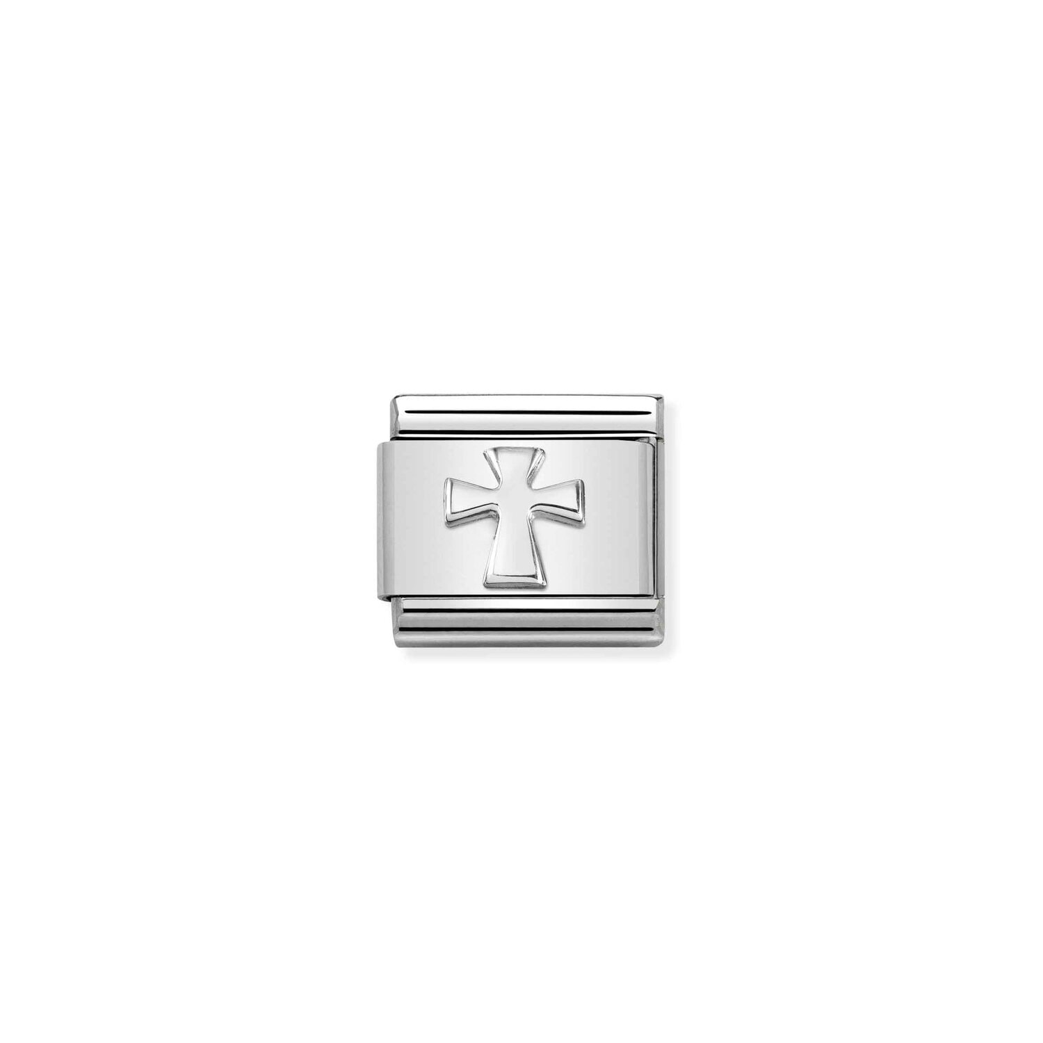 Nomination Cross Charm S/Steel and Silver_0