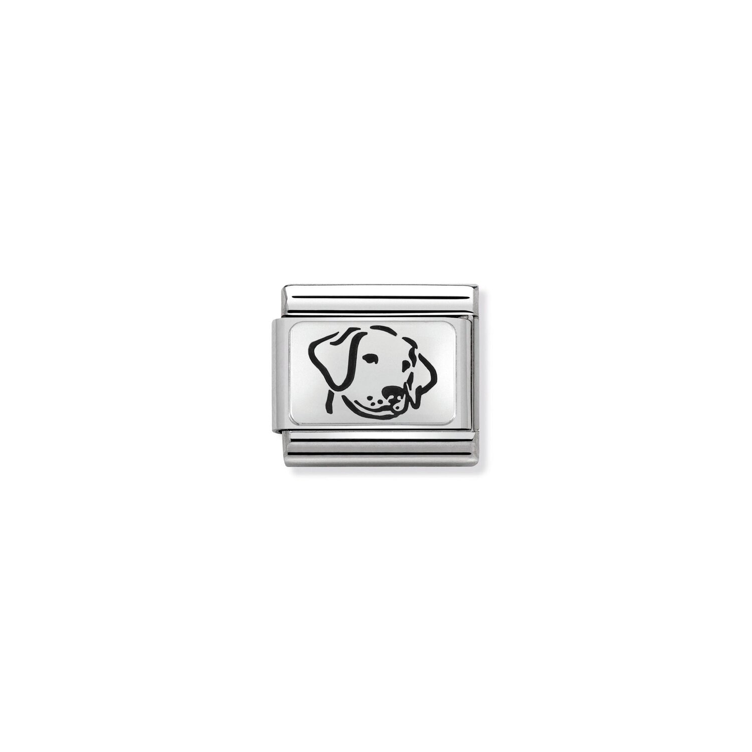 Nomination Dog Charm Stainless Steel and Sterling Silver_0