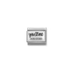 Nomination You and Me Story Charm Stainless Steel and Sterling Silver_0