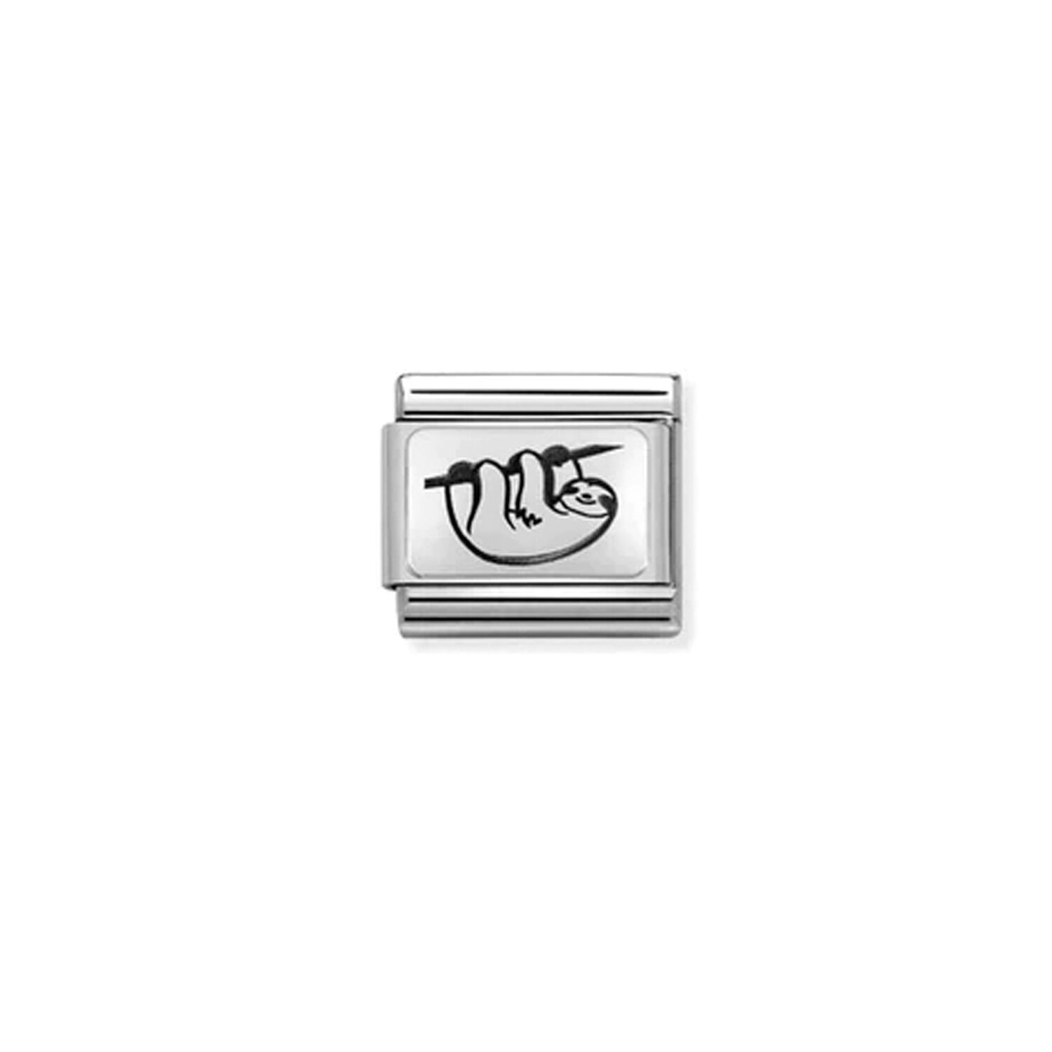 Nomination Sloth Charm Stainless Steel and Sterling Silver_0