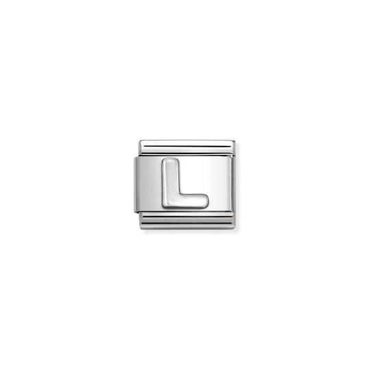 Nomination L Charm Stainless Steel and Sterling Silver_0