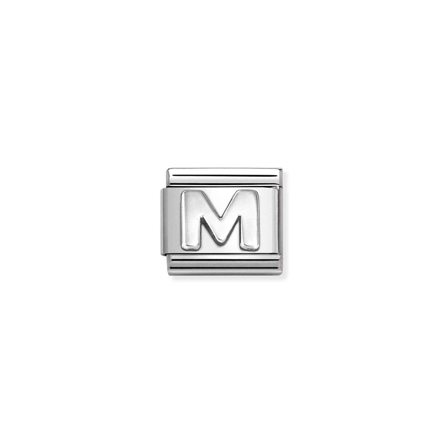 Nomination M Charm Stainless Steel and Sterling Silver_0