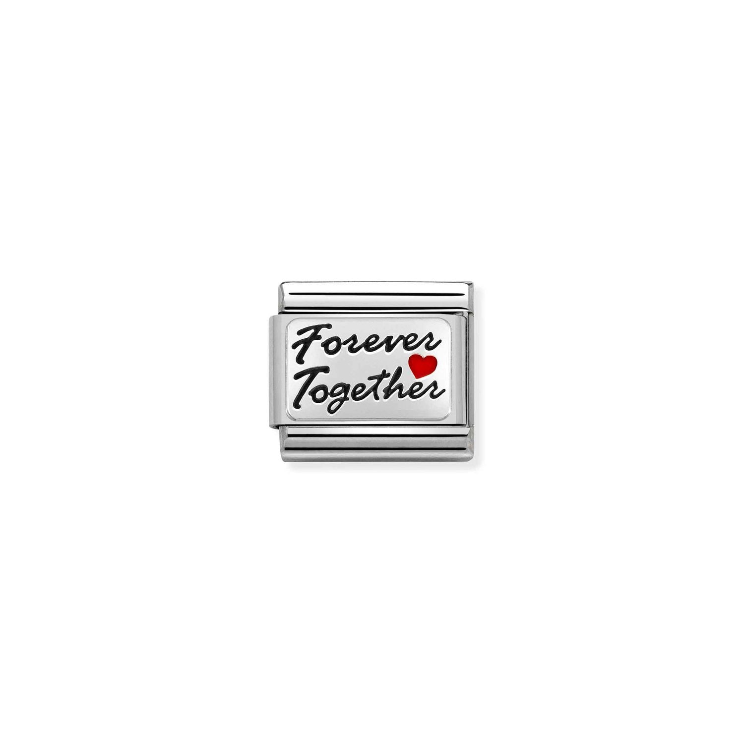 Nomination Forever Together Charm Stainless Steel and Sterling Silver_0